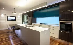 Design project of a built-in kitchen photo