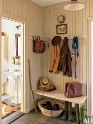 Hallway At The Dacha Design In A Wooden House