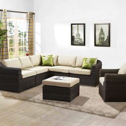 Rattan living room photo