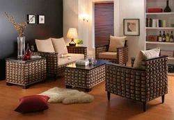 Rattan living room photo