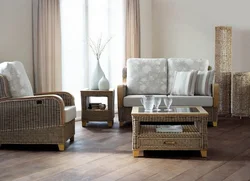 Rattan living room photo