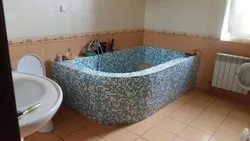Ванна Из Кирпича И Плитки Своими Руками Фото