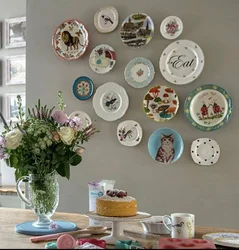 Wall decorations for kitchen interior