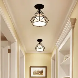 Lamp in a small hallway photo
