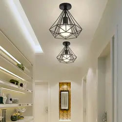Lamp in a small hallway photo