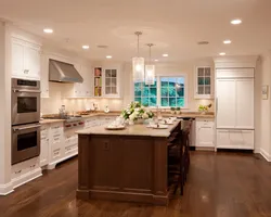 Kitchen design with island dimensions