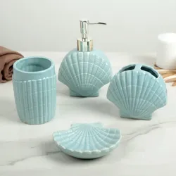 Soap dish in the bathroom interior