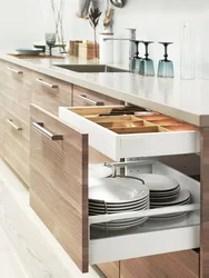 Kitchens with drawers photos