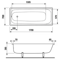 Photo bath height