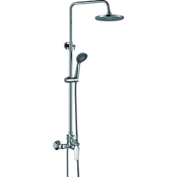 Tropical shower for bathroom with mixer photo
