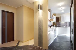 Design of the transition from the corridor to the kitchen