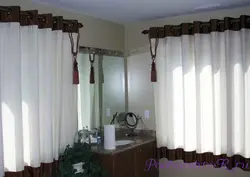 Tulle On Eyelets In The Kitchen Interior