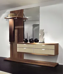 Cabinet With Mirror In The Hallway Photo