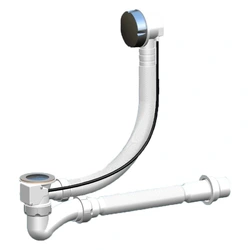 Bathroom siphon with overflow photo