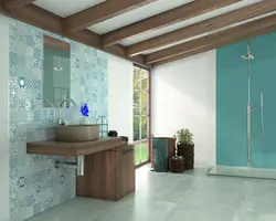 Плитка дюна в интерьере ванной