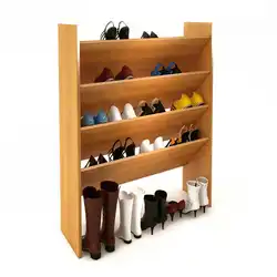 Photo of a shoe rack for the hallway with your own hands