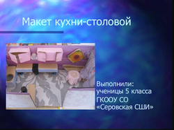 Макет кухни 5 класс технология фото