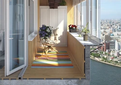 Warm loggia photo