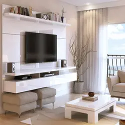 Console in the living room in a modern style photo