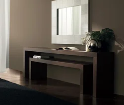Console In The Living Room In A Modern Style Photo