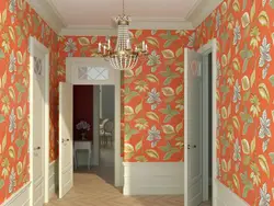 Wallpaper for hallway washing photos