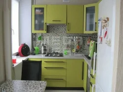 Kitchen design 3 sq m in Khrushchev