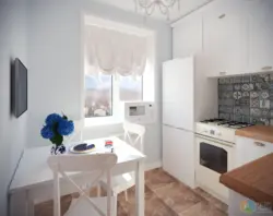 Kitchen design 3 sq m in Khrushchev
