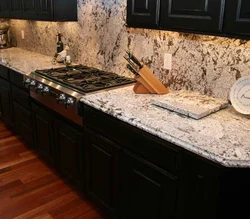 Kitchen Apron Made Of Granite Photo