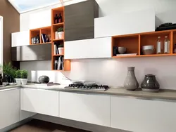 Kitchens with horizontal upper cabinets photo