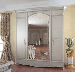 Bedroom wardrobes in classic style photo