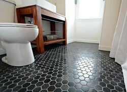 Bathroom floor tiles photo