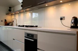 Black sockets in the kitchen interior