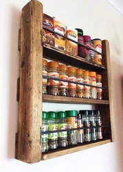 Spice rack for the kitchen photo