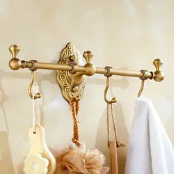 Hooks in the bathroom interior photo
