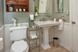 Pedestal in the bathroom photo