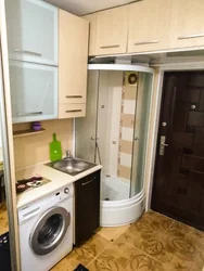 Kitchen interior in a small family photo