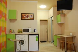 Kitchen Interior In A Small Family Photo