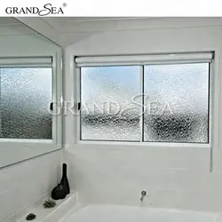 Plastic window in the bath photo