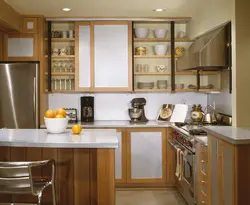 Kitchen wall cabinets photos for a small kitchen