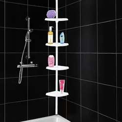 Bathroom Shelves On The Wall Photo