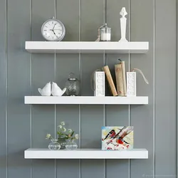 Modern Bathroom Shelves Photo