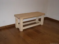 Wooden Banquette In The Hallway With Your Own Hands Photo Made Of Wood