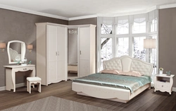 Photo of bedroom sets with corner wardrobe