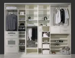 Wardrobes inside in the hallway photo