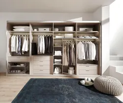 Wardrobes in the hallway in a modern style photo contents