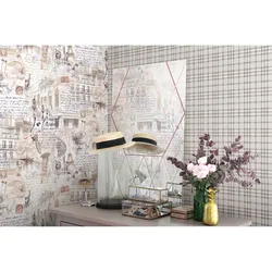 Non-woven washable kitchen wallpaper for walls photo