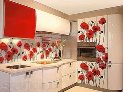 Kitchen design with self-adhesive panels