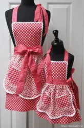 Photo of a beautiful apron for the kitchen with your own hands