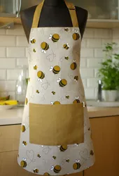 Photo of a beautiful apron for the kitchen with your own hands