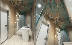 Hamam və tualet tavanının fotoşəkili